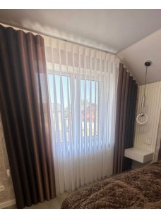 Мультиштори  тюлеві крапками 12 кольорів
